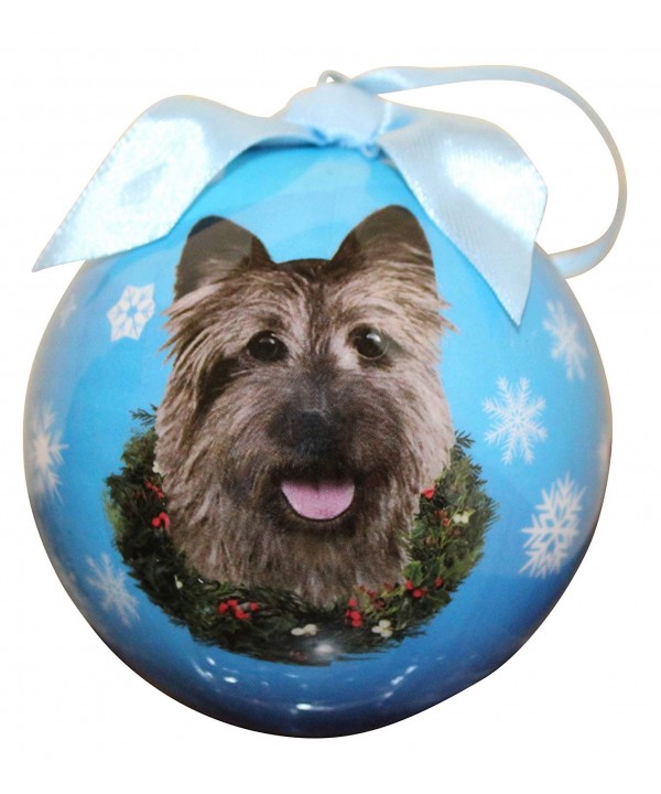 Cairn Terrier Christmas Ornament Personalize