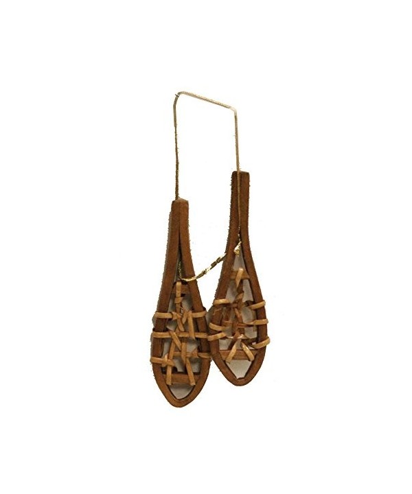 Wooden Snowshoes Collectible Ornament Decoration
