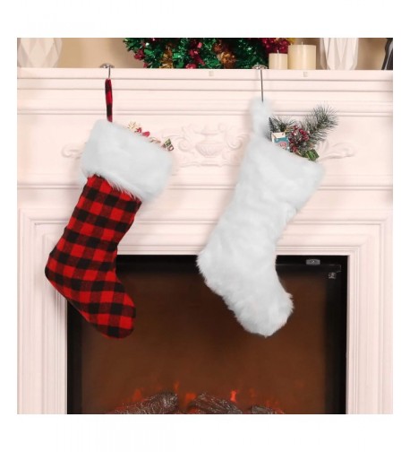 Jovitec Christmas Stockings Fireplace Decoration