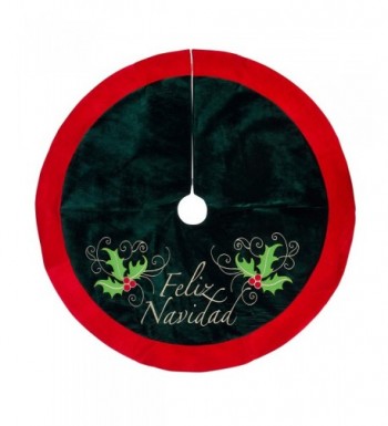 Velvet Feliz Navidad Christmas Skirt