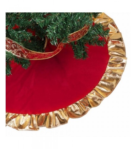 Christmas Golden Non Woven Decorations 35 inch