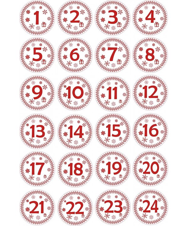 INDIGOS UG Calendar Stickers Christmas