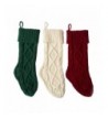 SherryDC Crochet Christmas Stockings Decorations