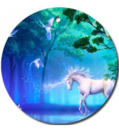 MYDply Unicorn Ornament porcelain Christmas