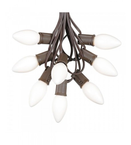 White Ceramic Christmas String Light