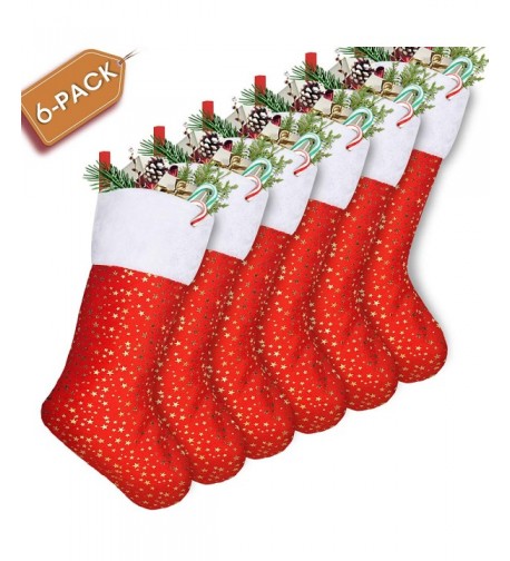 LimBridge Golden Christmas Stockings 18 Inch