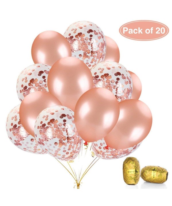 Large Rose Gold Balloons Decorations