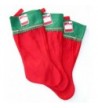 Holiday Time Green Christmas Stocking