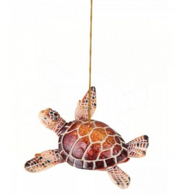 Cozumel Turtle Hanging Christmas Ornament