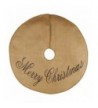 Merry Christmas Script Cotton Burlap