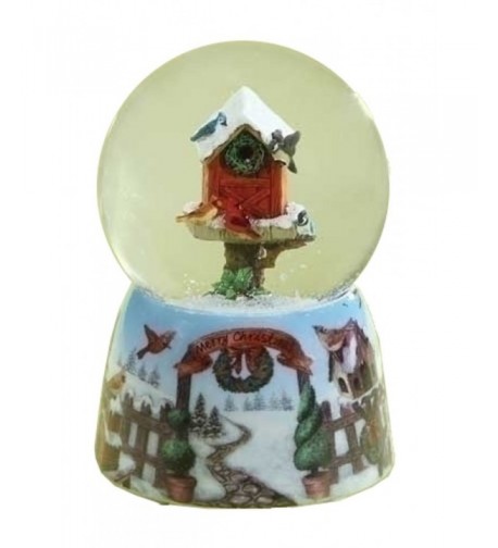 Birdhouse Birds Musical Glitterdome Christmas