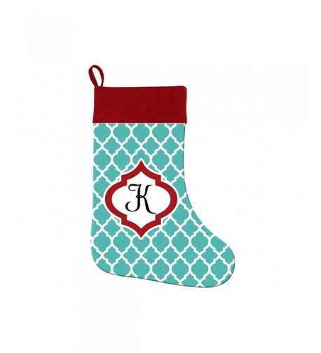 Personalized Monogram Holiday Christmas Stocking