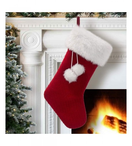 S DEAL Knitted Christmas Stocking Decoration