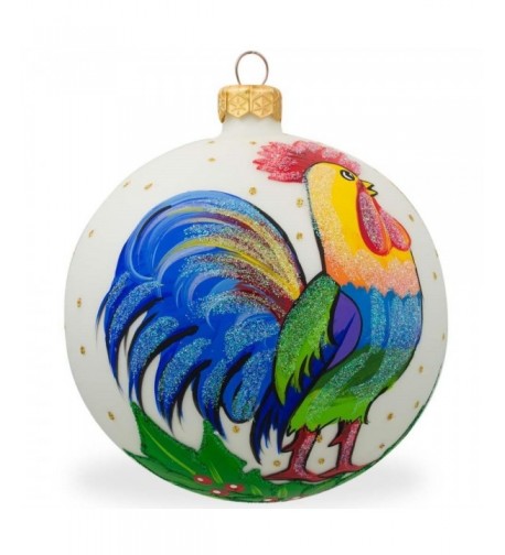 BestPysanky Rooster Christmas Ornament Inches