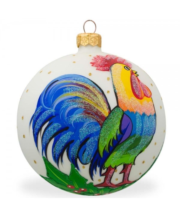 BestPysanky Rooster Christmas Ornament Inches