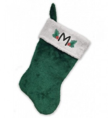 Monogrammed Me Embroidered Christmas Stocking
