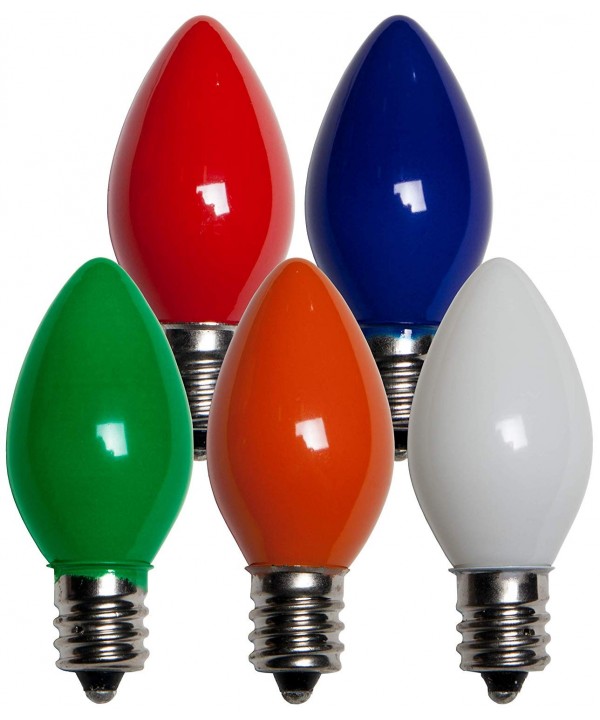 Wintergreen Lighting Incandescent Replacement Multicolor