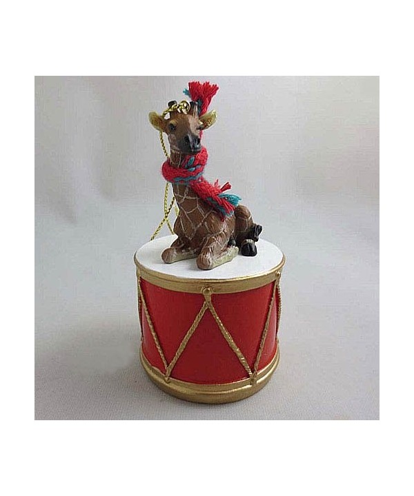 Little Drummer Giraffe Christmas Ornament