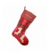 GiftsForYouNow Reindeer Personalized Stocking Embroidered