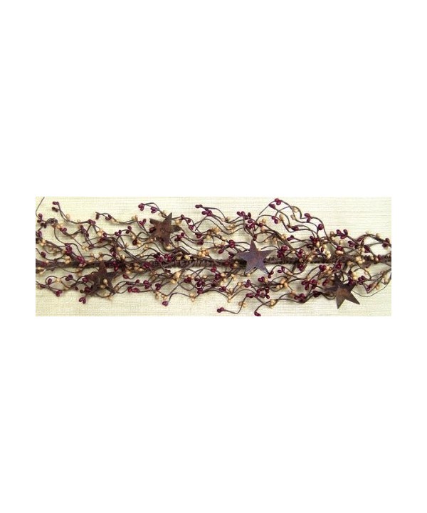 CWI Gifts Garland 40 Inch Burgundy