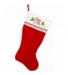 Monogrammed Me Embroidered Christmas Stocking