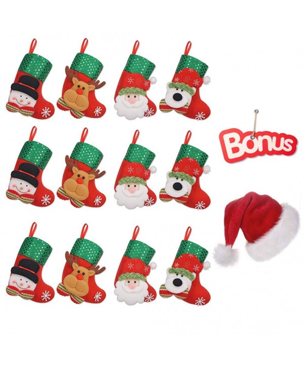 Christmas Stockings Snowman Silverware Holders