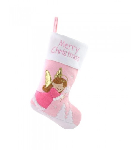 WEWILL Christmas Stockings Embroidered Decoration