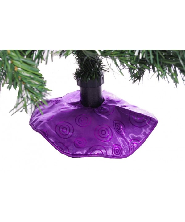 Mini Purple Christmas Tree Skirt