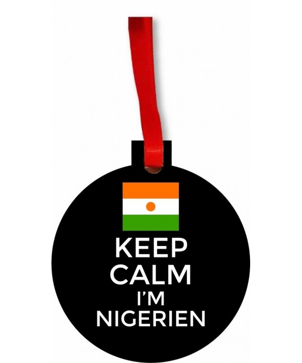 Nigerien Niger Hardboard Holiday Ornament