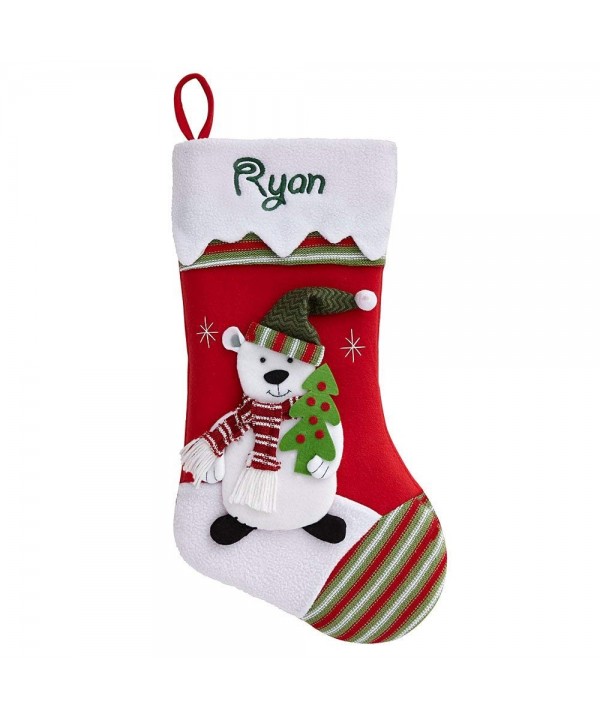 Personal Creations Personalized Wonderland Stocking Polar