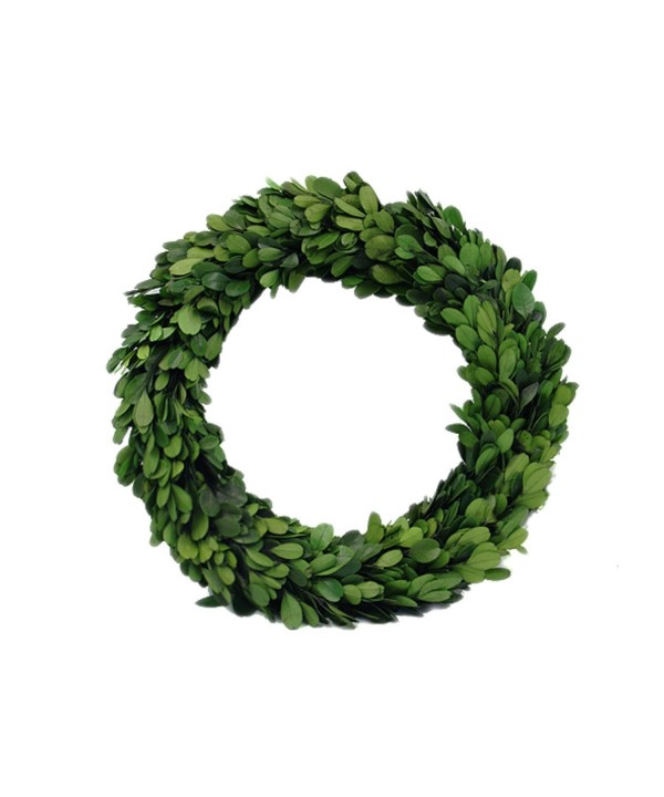 D Jacware Preserved Boxwood Wreath Indoor