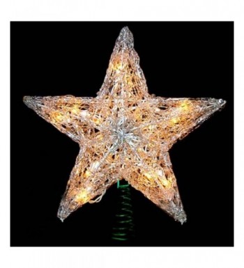 KSA Lighted Crystal Christmas Topper