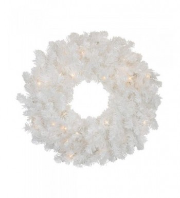 Darice Pre Lit Artificial Christmas Wreath