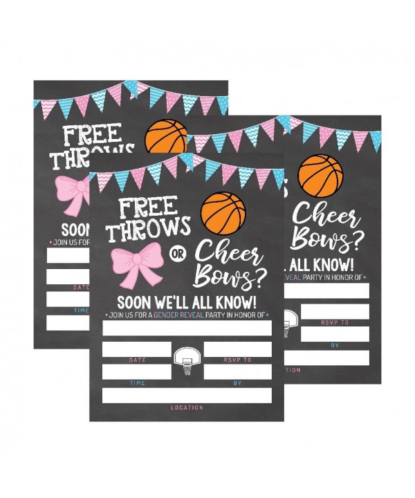 Basketball Invitation Neutral Sprinkle Printable