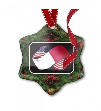 NEONBLOND Christmas Ornament Friendship Flags