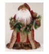 Lavish Santa Burgundy Christmas Topper