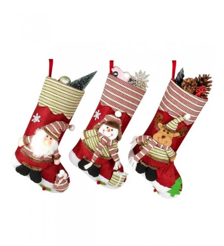 Costyleen Christmas Stockings Reindeer Decorations