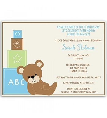 Invitations Sprinkle Personalized Customized Envelopes