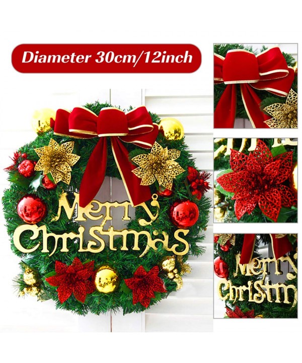 ZOINDSC Christmas Wreaths Outdoor Decorative