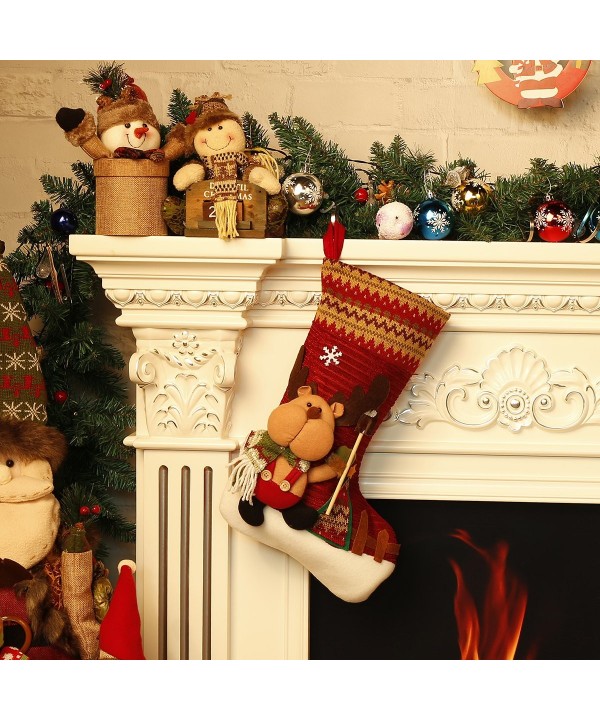 Classic Christmas Stockings Reindeer Decoration