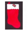 Christmas Stockings Long White Hanging