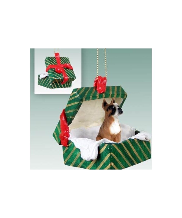 Boxer Christmas Ornament Hanging Gift