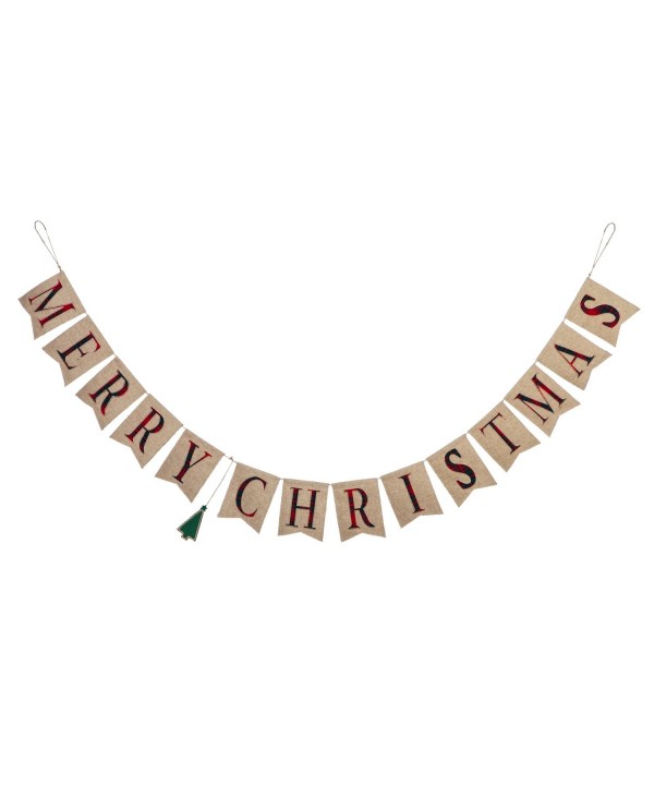 Evergreen Merry Christmas Seasonal Banner