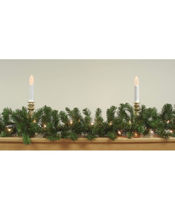 Pre Lit Two Tone Artificial Christmas Garland