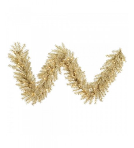 Vickerman White Tinsel Garland lights