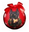 Miniature Pinscher Christmas Ornament Personalize