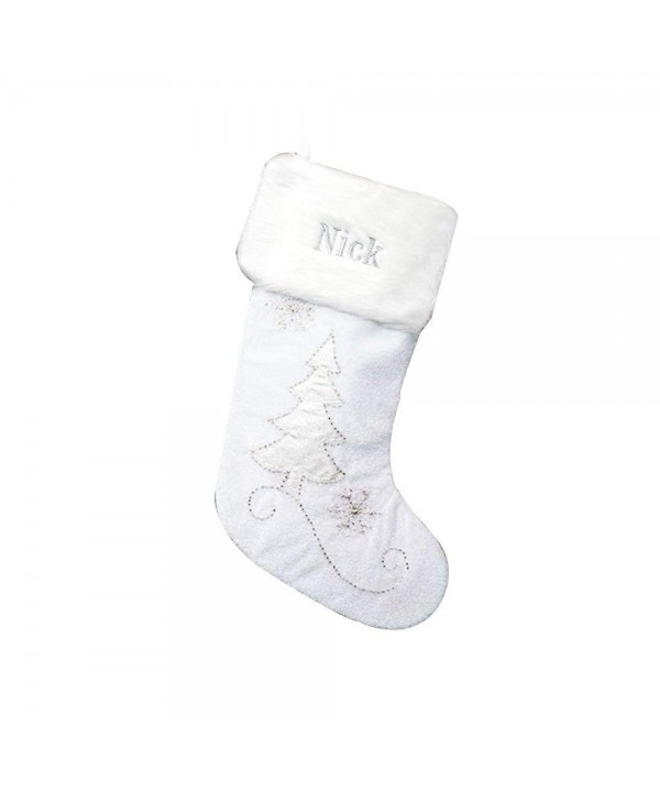 GiftsForYouNow Embroidered Personalized Christmas Stocking