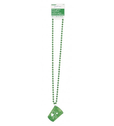 Saint Patricks Shot Glass Necklace