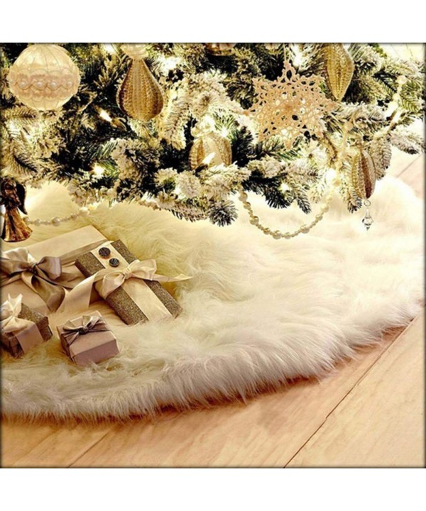 AOGU Christmas Skirt White Decoration