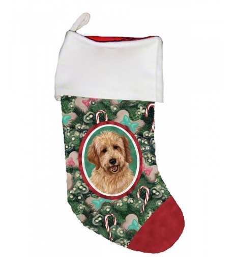 Goldendoodle Red Breed Christmas Stocking